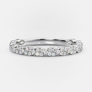 0.55 TCW Round CUt Lab Grown Wedding Band Gift For Her Mapple Gems